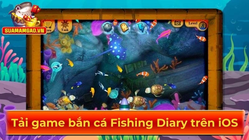 Tải game bắn cá Fishing Diary trên iOS